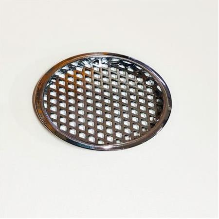 Plastik yuvarlak  menfez  krom 50 mm