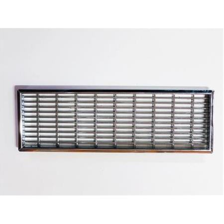 Plastikdikdörtgen   menfez  krom 60*195 mm